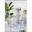 Charmante table d'appoint ronde en fer 26X26x30