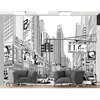 Streets of New York 2.7m x 350cm Wallpaper