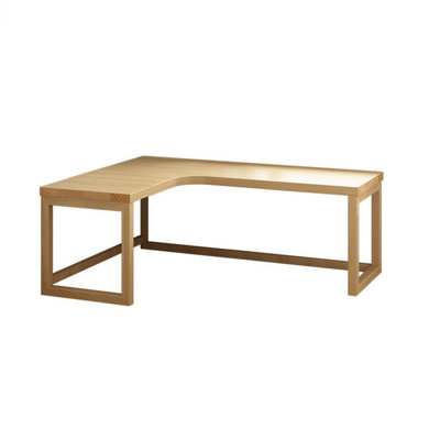 Bureaux en bois massif en forme de L 62,99 po