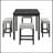Dining Table, Bar Table and Chairs Set, 5 Piece Dining Table Set, Industrial Breakfast Table Set-630494171-632943661-632943652