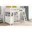 Lit mezzanine avec tiroirs et bureau Lit mezzanine avec tablettes-728478700