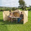 Outsunny Camping Windbreak Pop Up Hub Frame Blocker 480 x 120 cm-125049912
