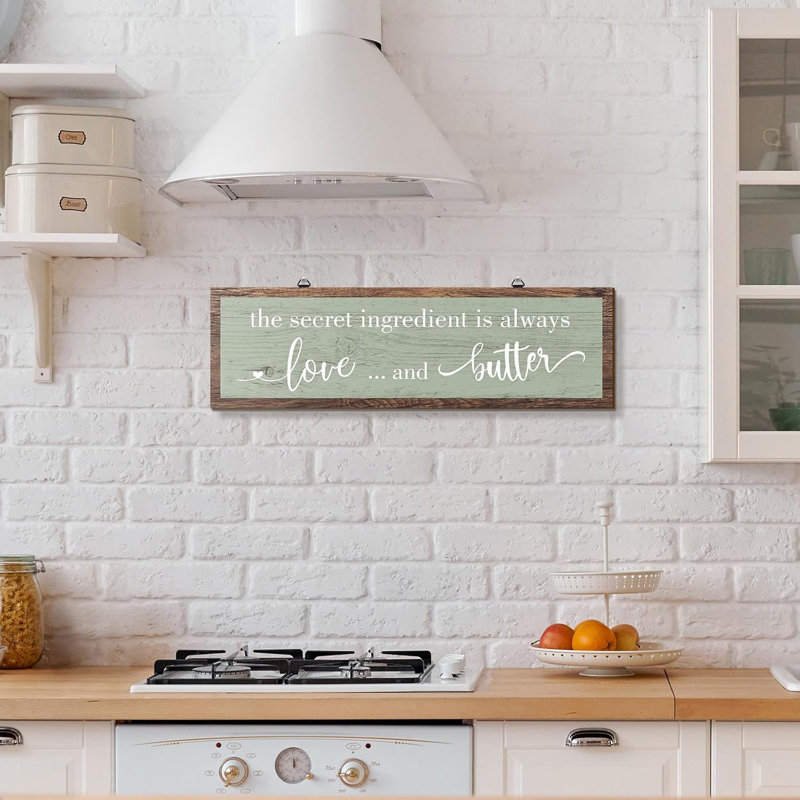 Plaque murale amusante «Farm & Love»