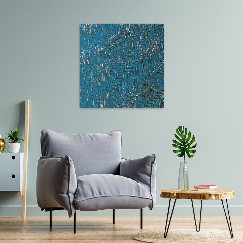 Contemporary Art Abstract Bold Modern Art, 24" H x 24" W