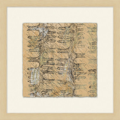 Tracings 9 - Peinture encadrée sur papier