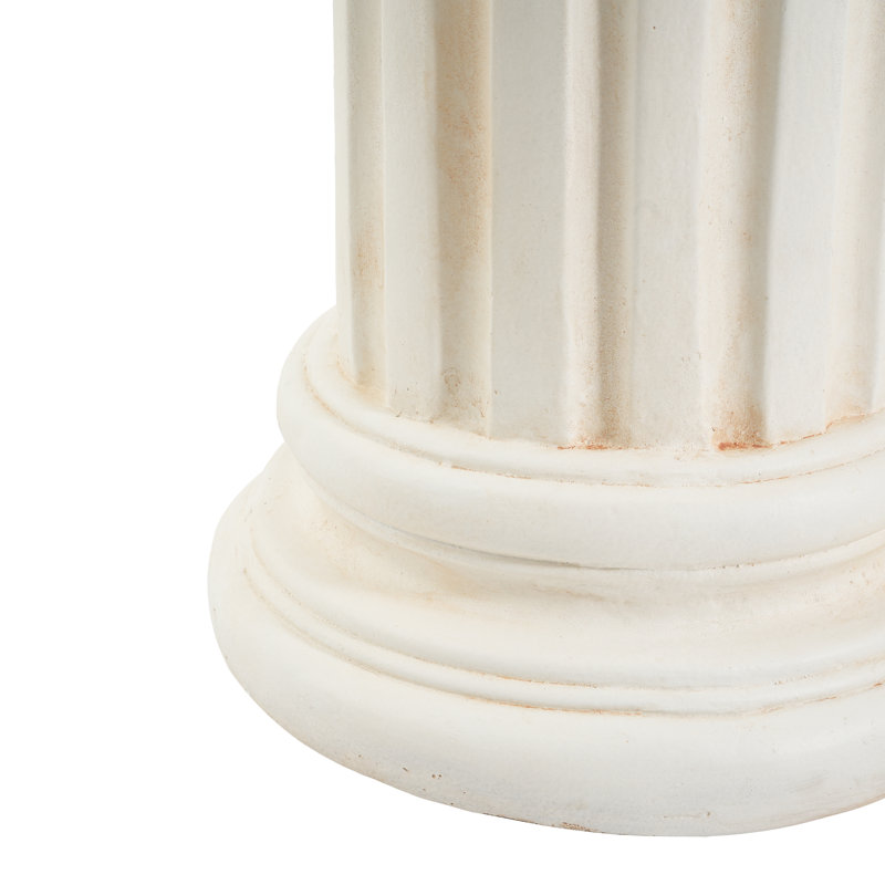 Support de colonne ionique Axton Classic MGO pour plantes et objets décoratifs d'intérieur et d'extérieur