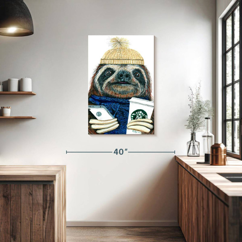 Brampt Urban Sloth, 36" H x 24" W