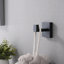 Paquet de 6 crochets à serviettes et à serviettes de salle de bain muraux en acier inoxydable pour un décor moderne et peu encombrant-2073679074