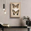 Art mural en verre acrylique épique «Vintage Butterflies Duo 1» par Art Licensing Studio, 16 po x 24 po-944309836