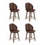 Tabouret pivotant en cuir Marithza-97991695-97991693