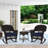 Starner 2 - Person Patio Conversation Set with Cushions-248589695-248589690