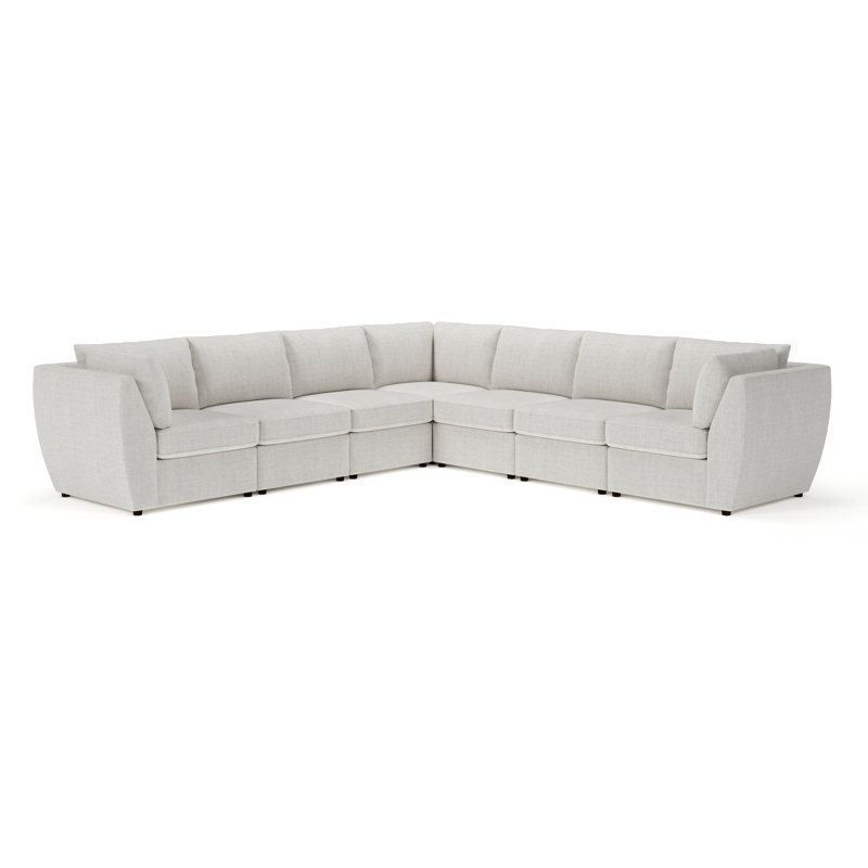 Halson 7-PC Modular Upholstered Sectional, Monique Oyster