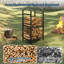 40cm W Stainless Steel Fireplace Grate-523668081