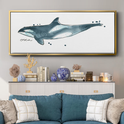 Baleine IV - toile encadrée