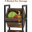 15" 3-Tier Industrial Basket Stand with Angled Baskets