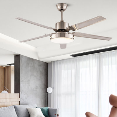 Ventilateur de plafond 48 po avec lumière DEL Tillison