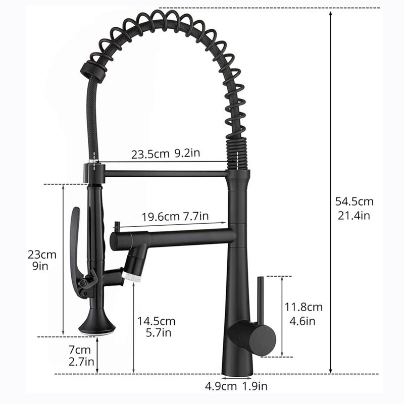 Fapully Pull Down Kitchen Faucet