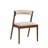 Walnut Finish Dining Chairs 2Pc Set