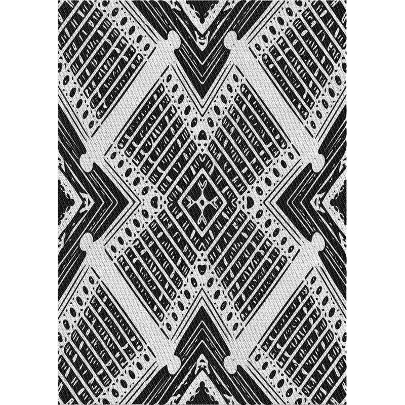 Tapis gris / brun Power Loom, Rond 4 pi