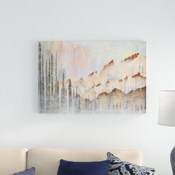 Millwood Pines Dawn In The Mountains On Canvas by Emily Magone Print ...