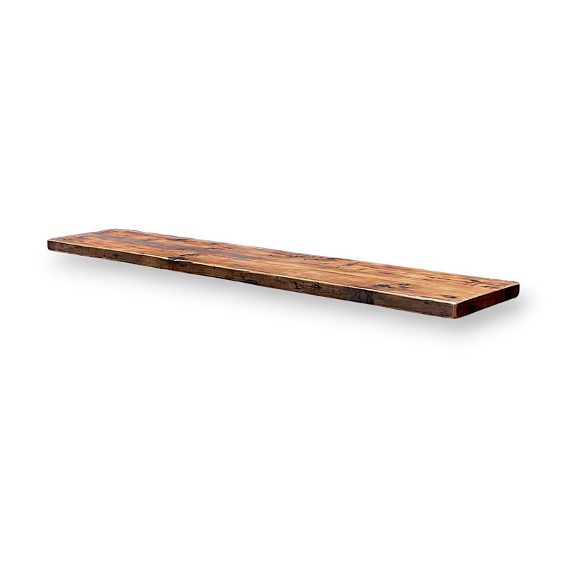 Dessus de banc en bois massif récupéré, H 2 po x l 72 po x P 15 po