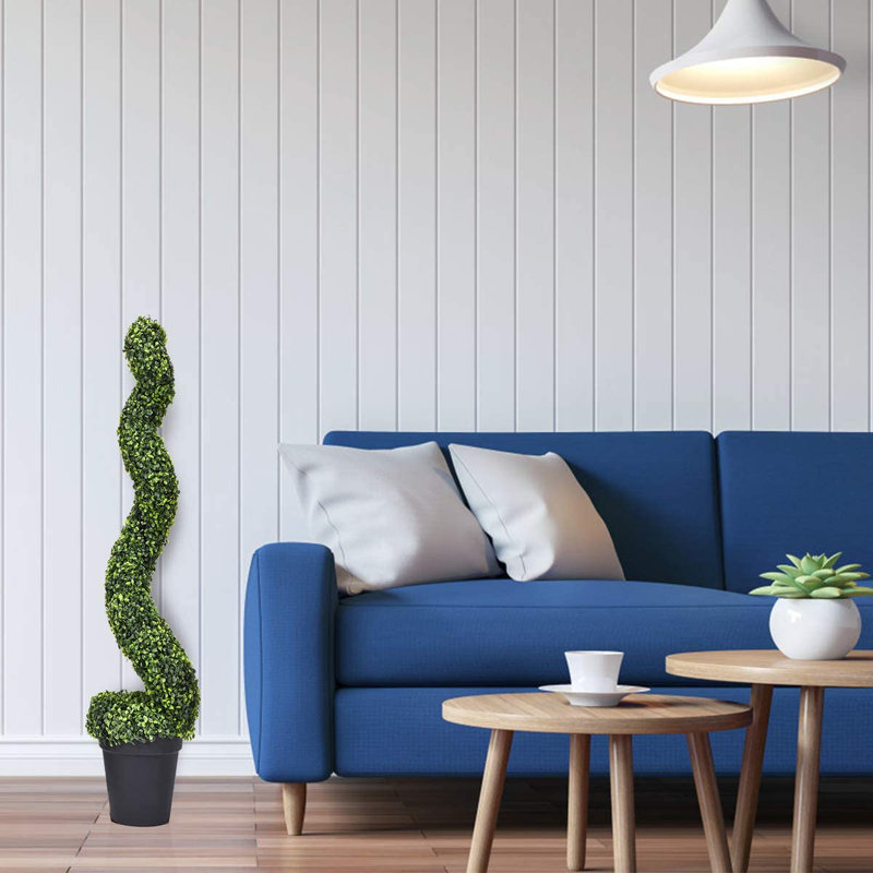 120cm Faux Moss Topiary in Pot