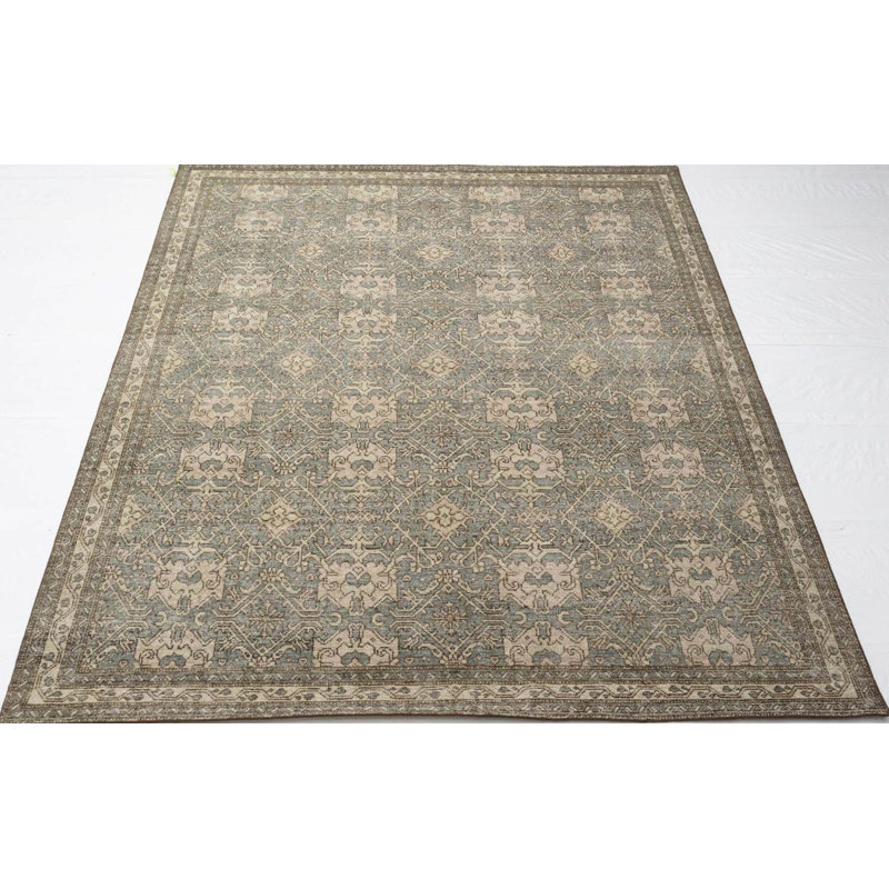 Vintage One-of-a-Kind Rectangle 8' X 10' Hand Knotted Area Rug