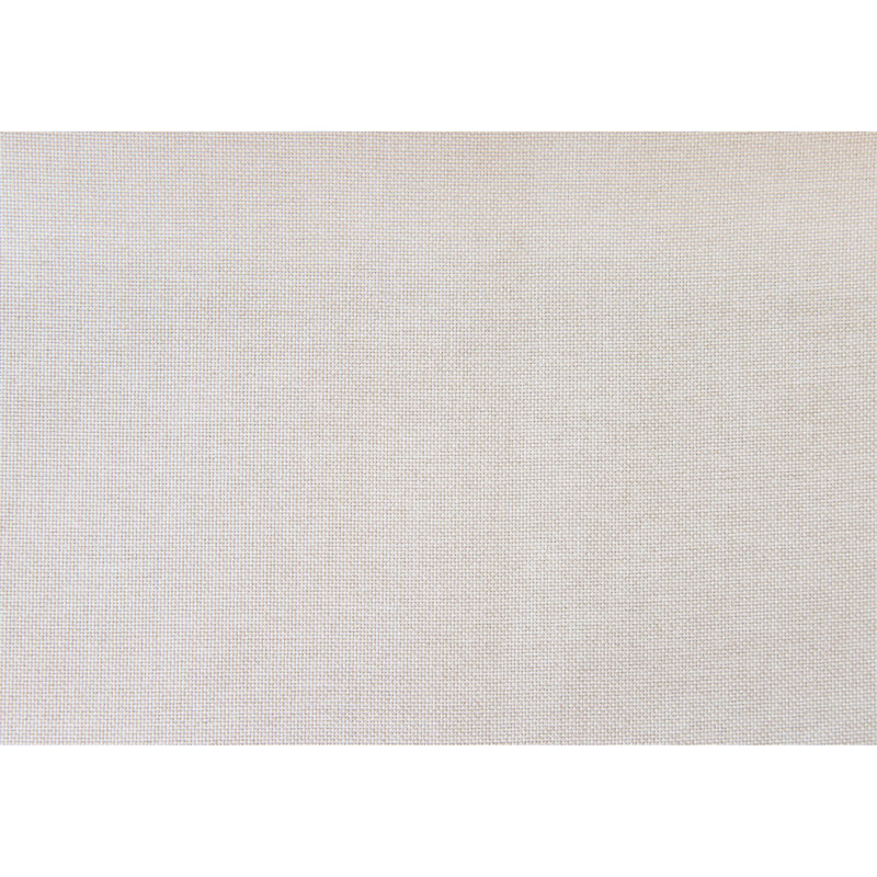Lit simple tapissier pour chambre à coucher, tissu beige, structure de chambre à coucher taille construction, revêtement, rembourrage en mousse