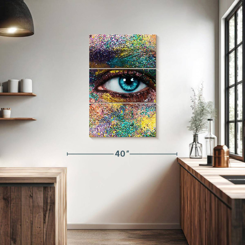 Shuttleworth Creative Glitter Makeup, 38" H x 24" W