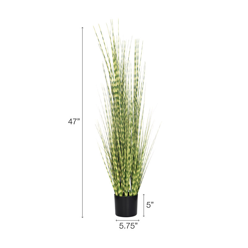 Herbe zébrée artificielle 47 po