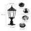 Ensemble de 2 lanternes solaires solaires d'extérieur à DEL pour jardin, patio et patio, H 20 po-135256607