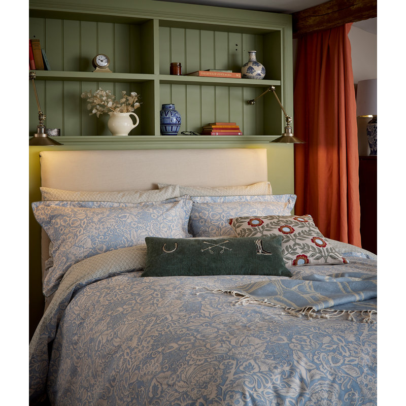 Balmoral Cotton Duvet Cover Set, Double Duvet Cover + 2 Pillowcases