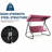3-Seat Outdoor Convertible Swing Glider with Adjustable Canopy, 2-in-1 Bench to Flat Bed, Removable Cushions, Heavy-Duty Metal Frame, 750 LBS Weight Capacity for Patio, Backyard, Porch, Garden, Red