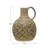 Toya Decorative Stoneware Vase with Painted Design and Handle