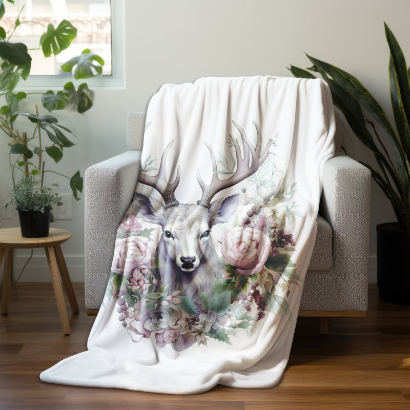 Throw Blanket, 60" L x 51" W