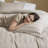 Piece Cal King Bedding Sets, Polyester Striped Modern Home Comfort