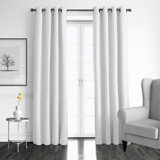 Elsie Linen Look Grommet Drapery Panels Pair