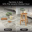 Wooden Bar Stool, Acacia Wood Stool-2031296831