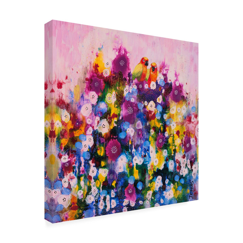 "Kutzenco sous les tropiques sur toile" par Sylvie Demers, H 14 po x l 14 po x P 2 po