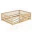 Lit double sur pied Montessori