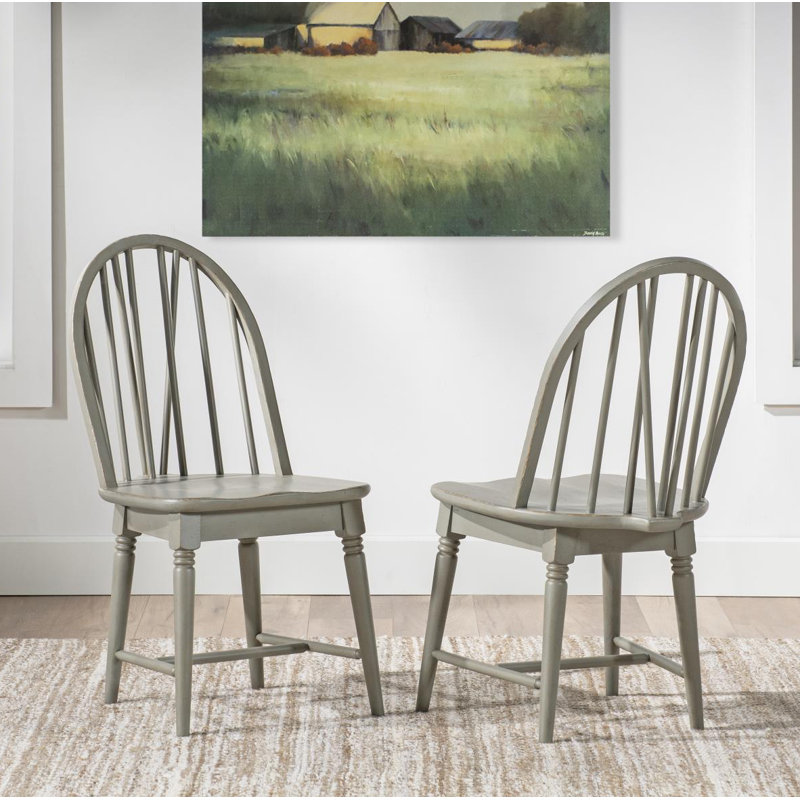 Country Living Vintage Market Windsor Side Chair, Gray