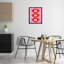 "Lips & Bowtie Pasta", art mural sur toile flottante par Daphne Polselli-816361440-816361441