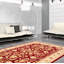Tapis rouge foncé Peshawar Oushak 6 pi 1 po x 9 pi 4 po