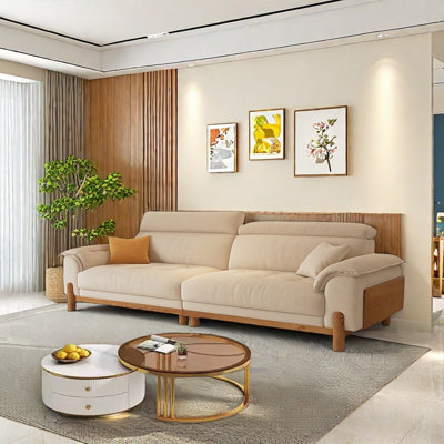Comfortable fabric sofa