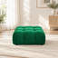 Repose-pieds carré standard en velours Jesse-820900905