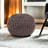 20 Wide Deep 14 High Pouf, Brown, Knit Weave, Modern Home Decorative Item Width, Depth, Height, Cover