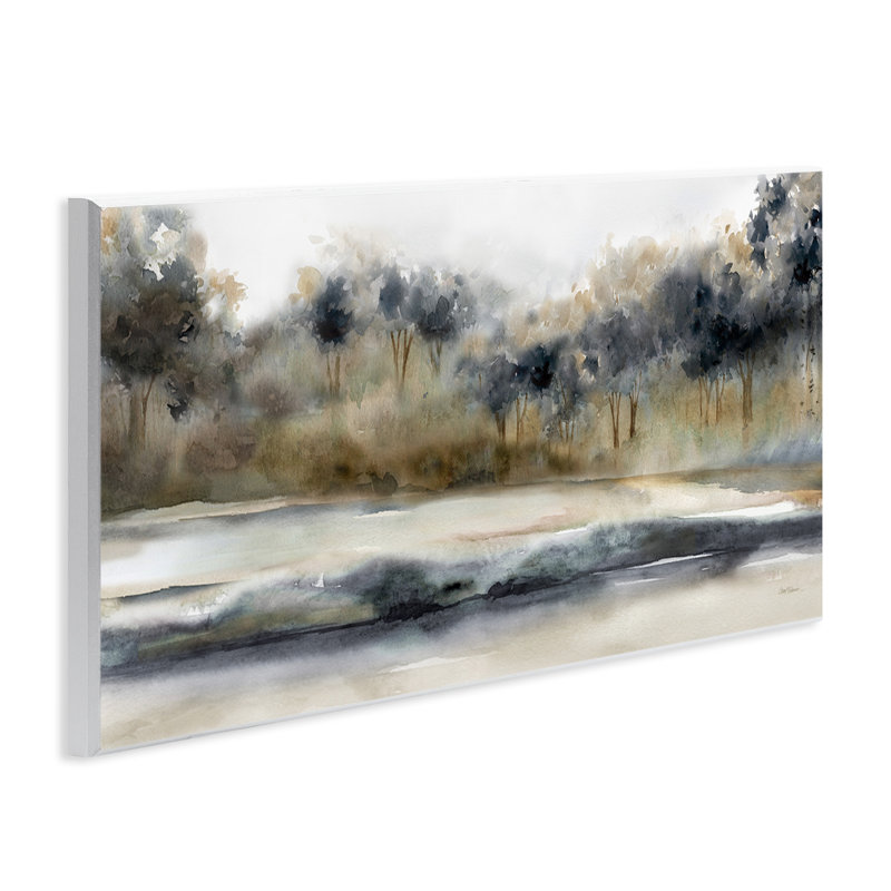 Art abstrait sur bois de nature paysage abstrait par Carol Robinson