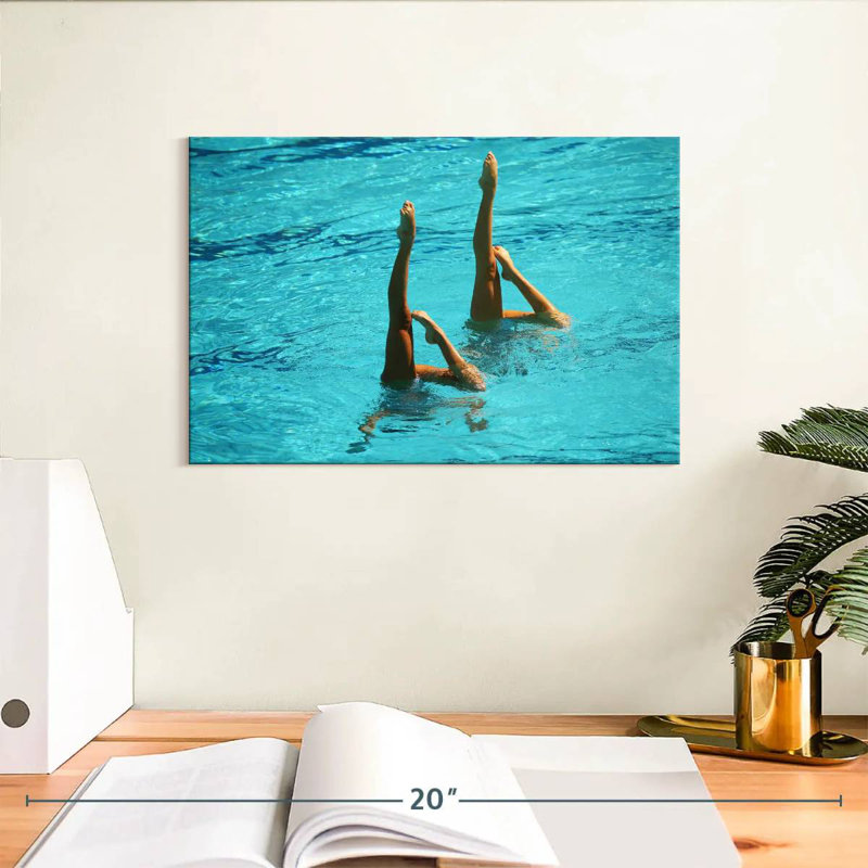 Sireci Synchronized Swimming Duet, 8" H x 12" W