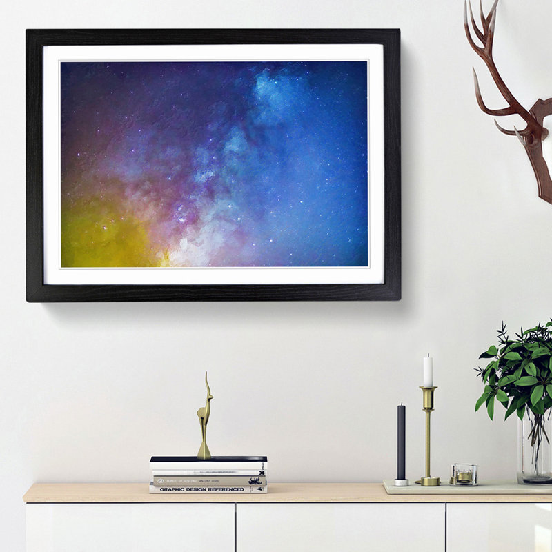 Out of Space Vol.13 - Picture Frame Graphic Art Print, Black Framed, 62cm H x 87cm W x 2cm D
