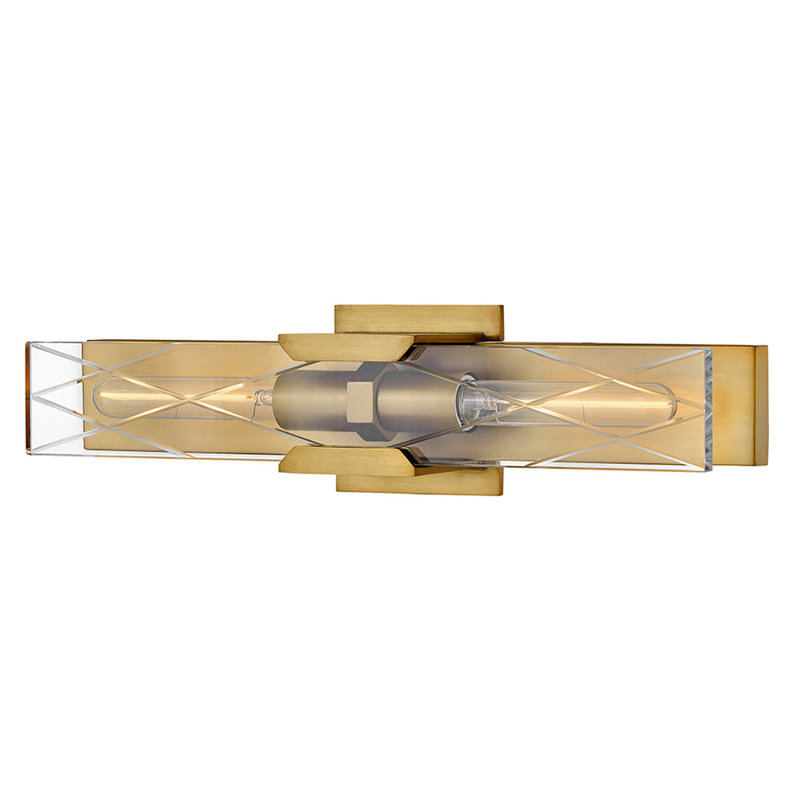 Monte 1 - Light Bath Sconce, Heritage Brass